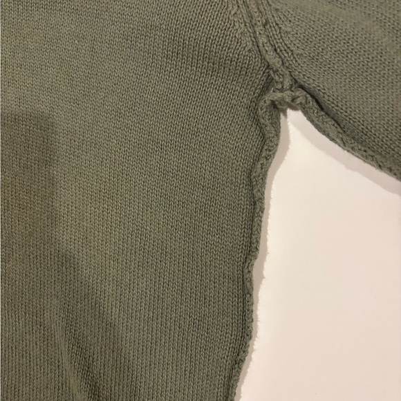 - Natural reflection polo cottagecore ribbed waist sweater Large - Picture 4 of 9